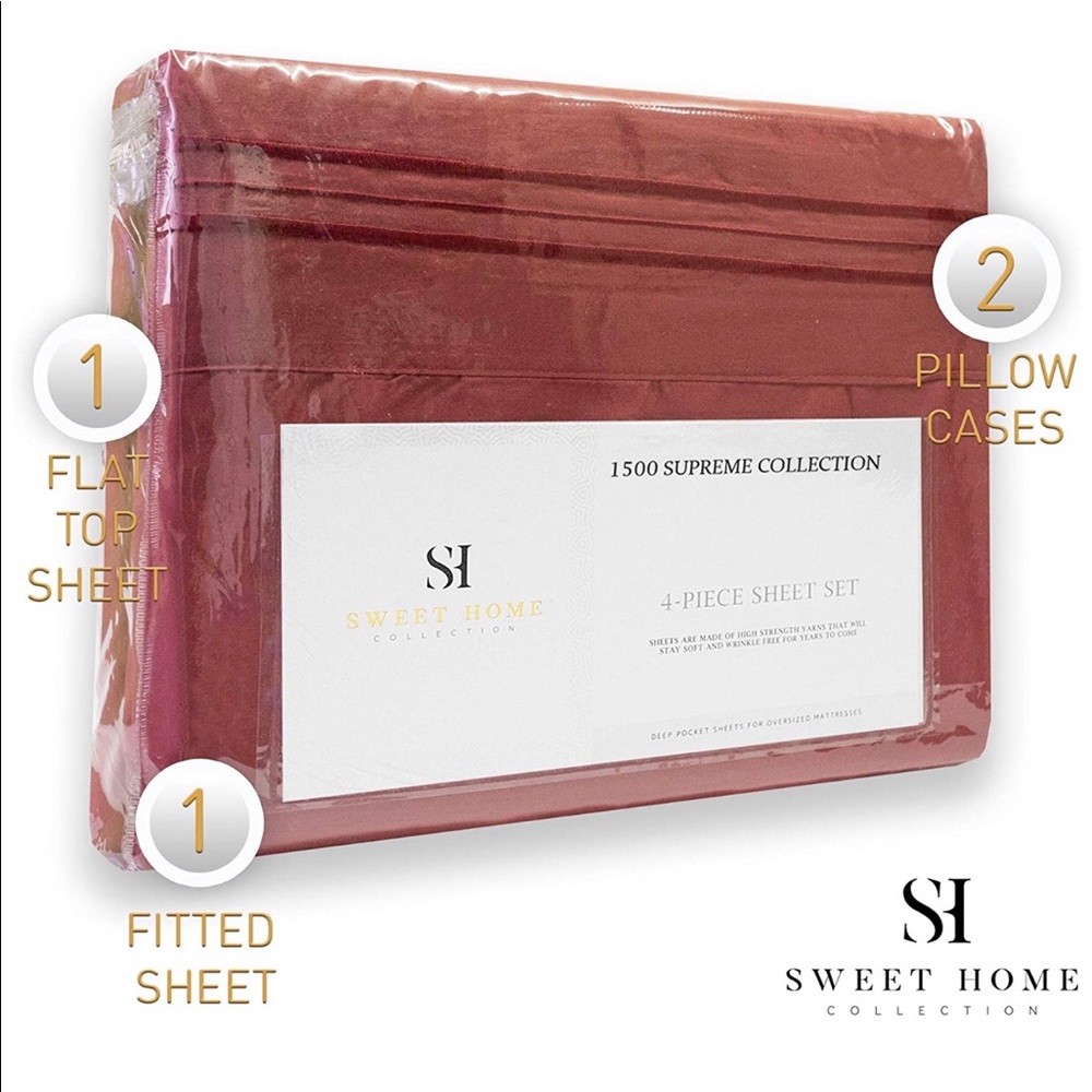 1500 Supreme Collection Extr Soft King Sheets Set